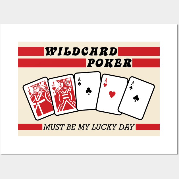 Wildcard Poker Wall Art by DCLawrenceUK